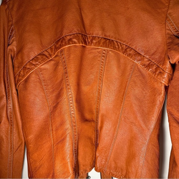 Danier leather tab moto jacket women’s size xs - Picture 9 of 9